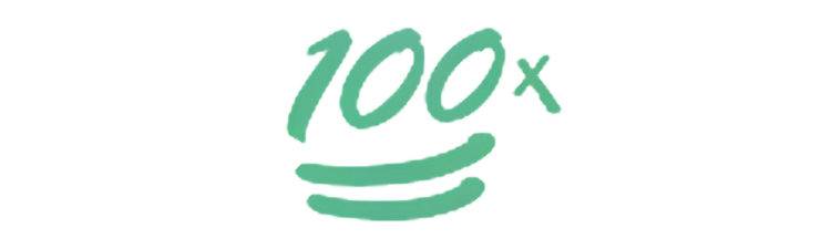 100x